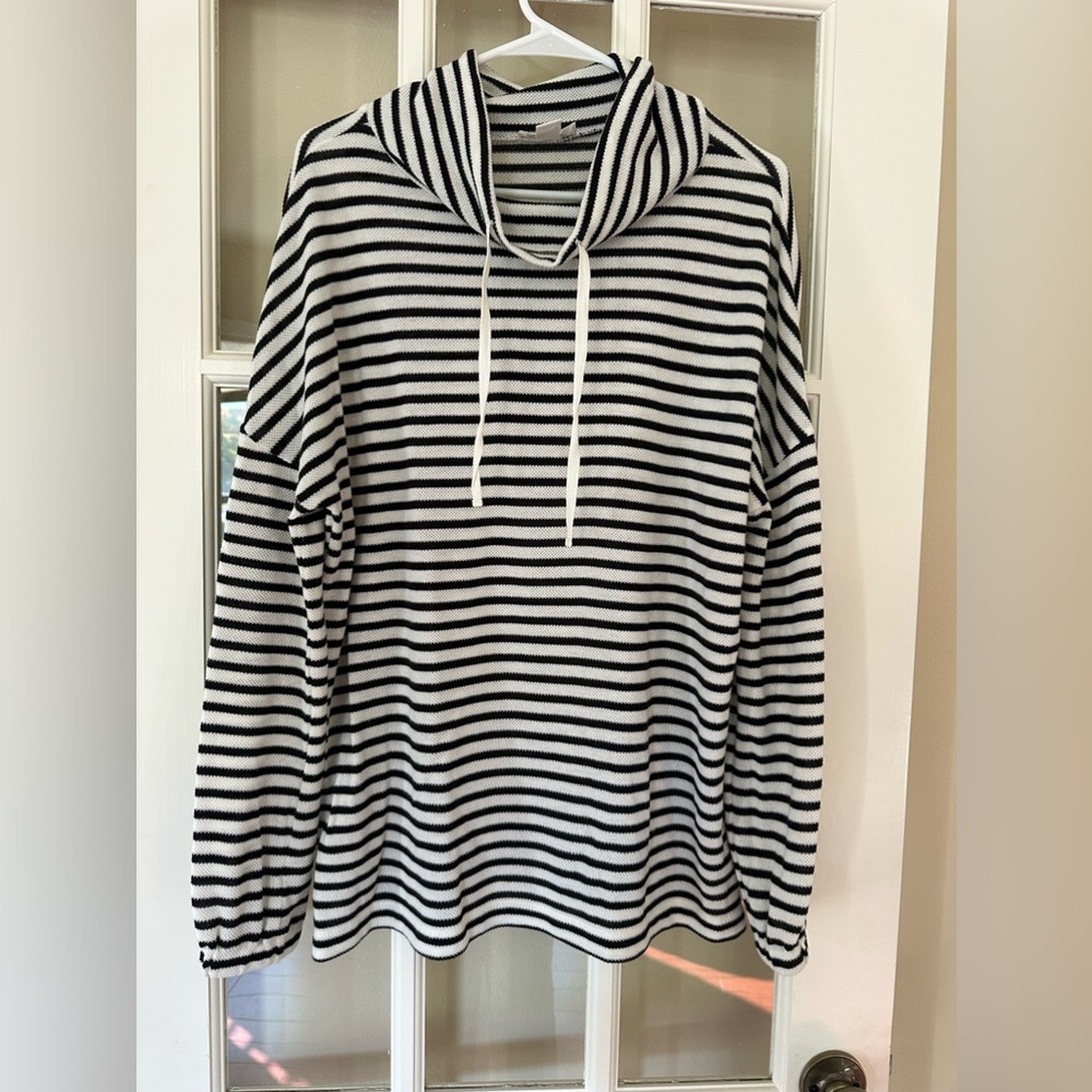 Loft cowl neck lightweight sweater